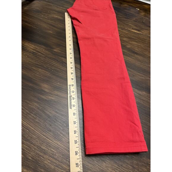 J BRAND Skinny Leg Brt Red Bright Low Rise Jeans Size 28 Denim USA - Picture 8 of 11